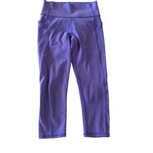 All in Motion Purple Crop Leggings - Size Medium